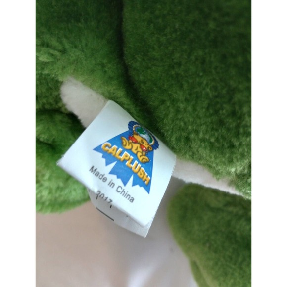 CalPlush Crocodile Alligator Back Pack Adjustable Strap Zippered Compartment - Picture 8 of 11